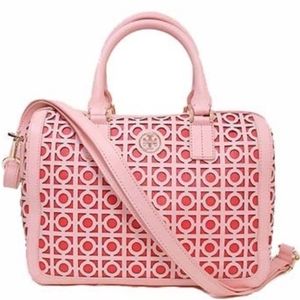 Tory Burch Kelsey Midi Perforated Satchel